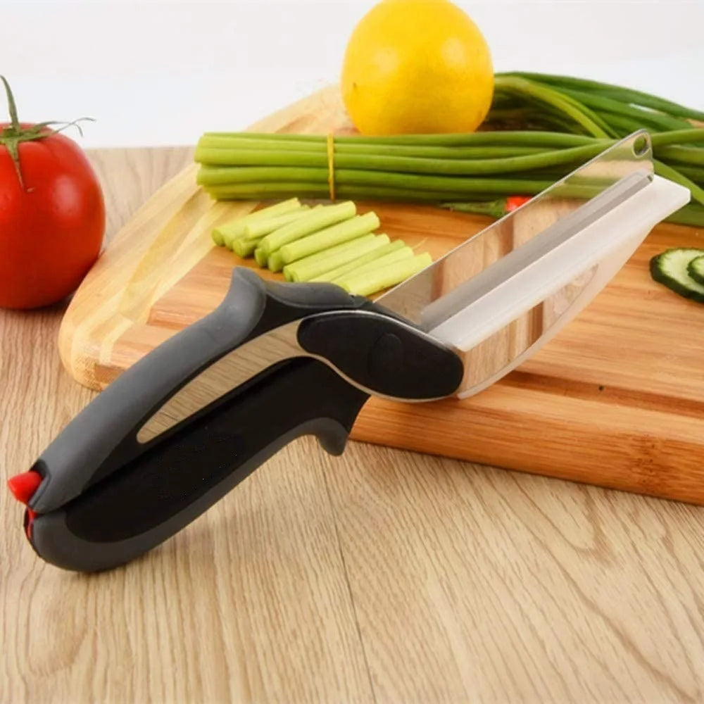 Vegetable Scissors 2 In 1 Multi Kitchen Tool Fruit Knife