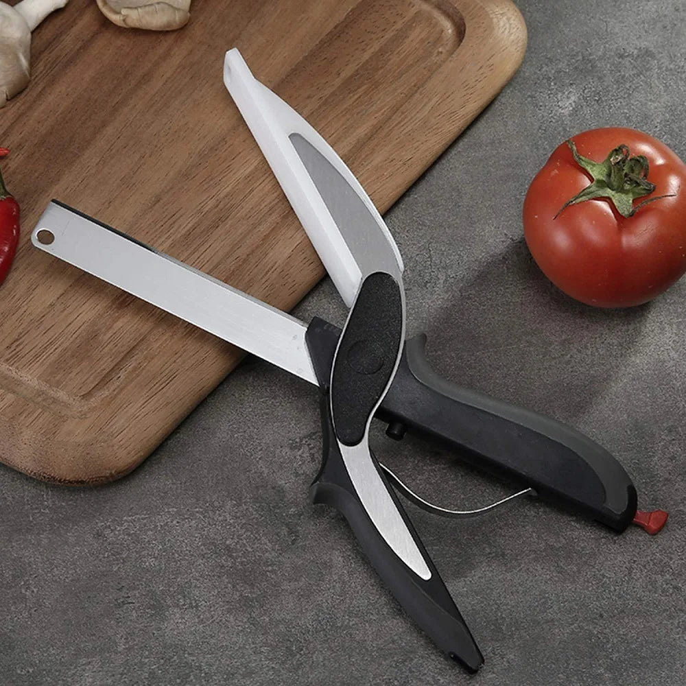 Vegetable Scissors 2 In 1 Multi Kitchen Tool Fruit Knife