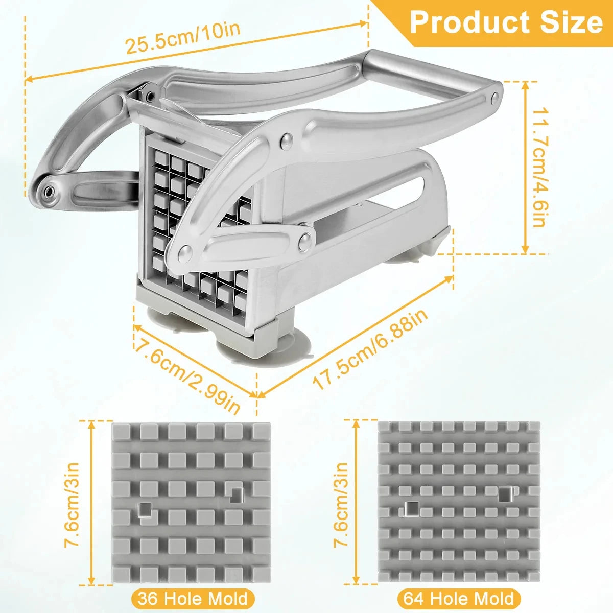 Stainless Steel French Fries Slicer